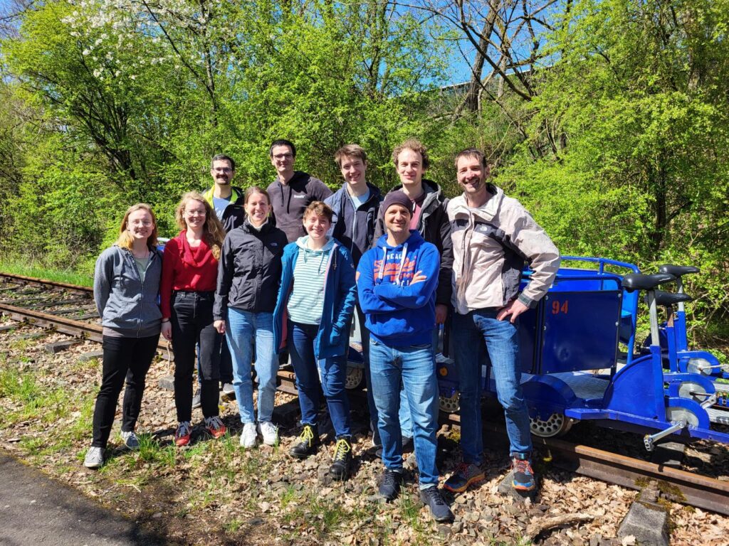 The group and associated researchers in April 2023.